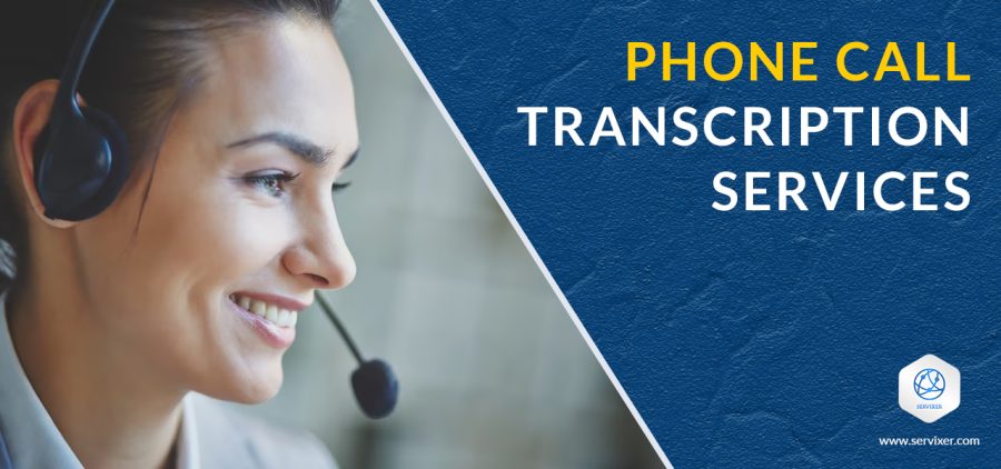 Phone call transcription service provider