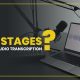 What are the three stages of Audio Transcription